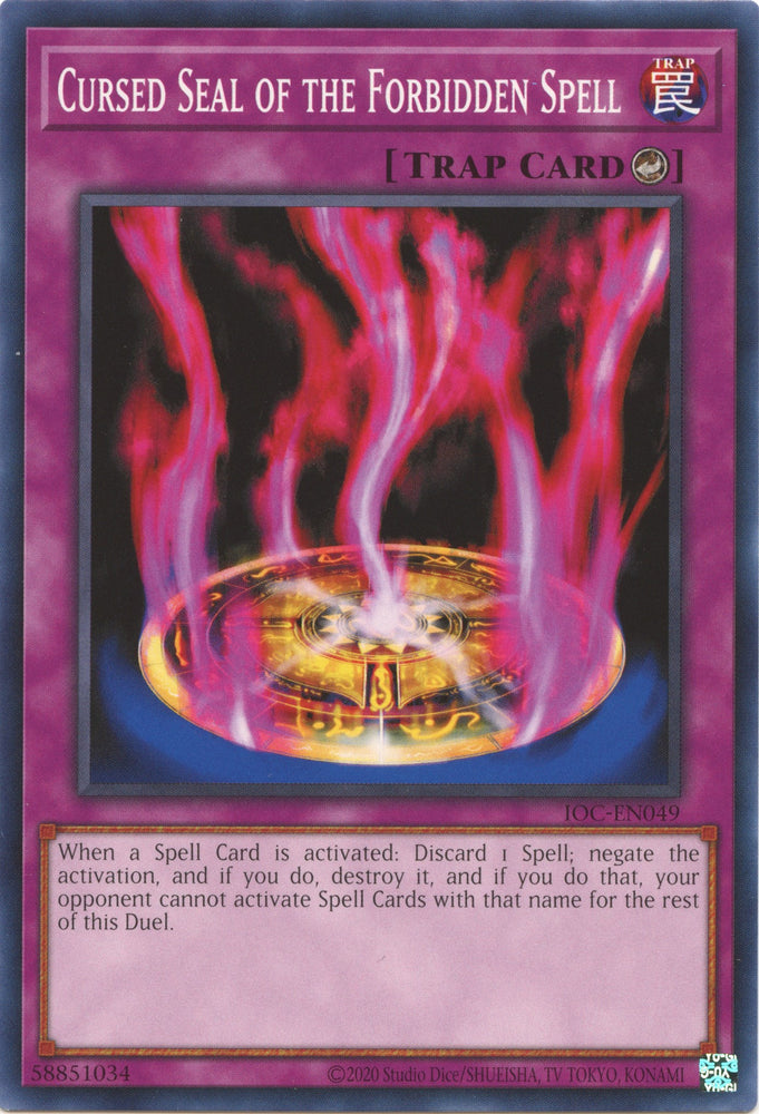 Cursed Seal of the Forbidden Spell (25th Anniversary) [IOC-EN049] Common - PokeCharles PokeStore
