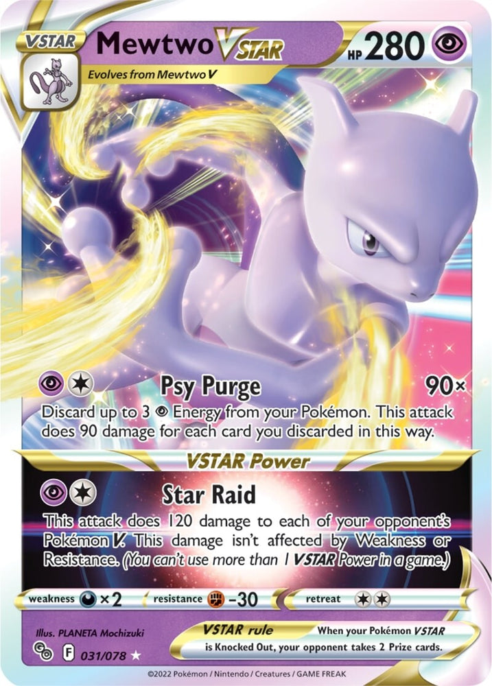 Mewtwo VSTAR (031/078) [Pokémon GO] - PokeCharles PokeStore