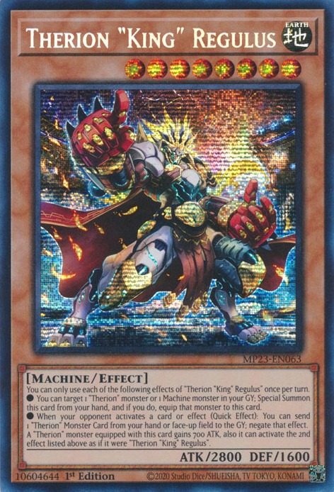 Therion "King" Regulus [MP23-EN063] Prismatic Secret Rare - PokeCharles PokeStore