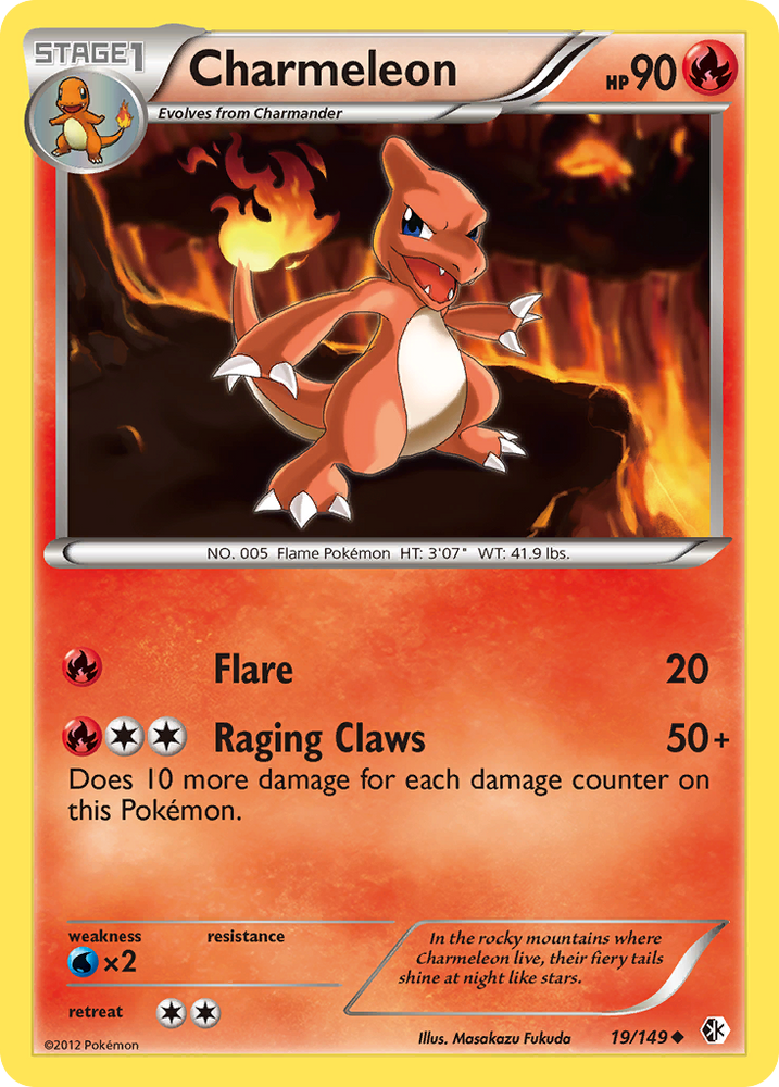 Charmeleon (19/149) [Black & White: Boundaries Crossed] - PokeCharles PokeStore