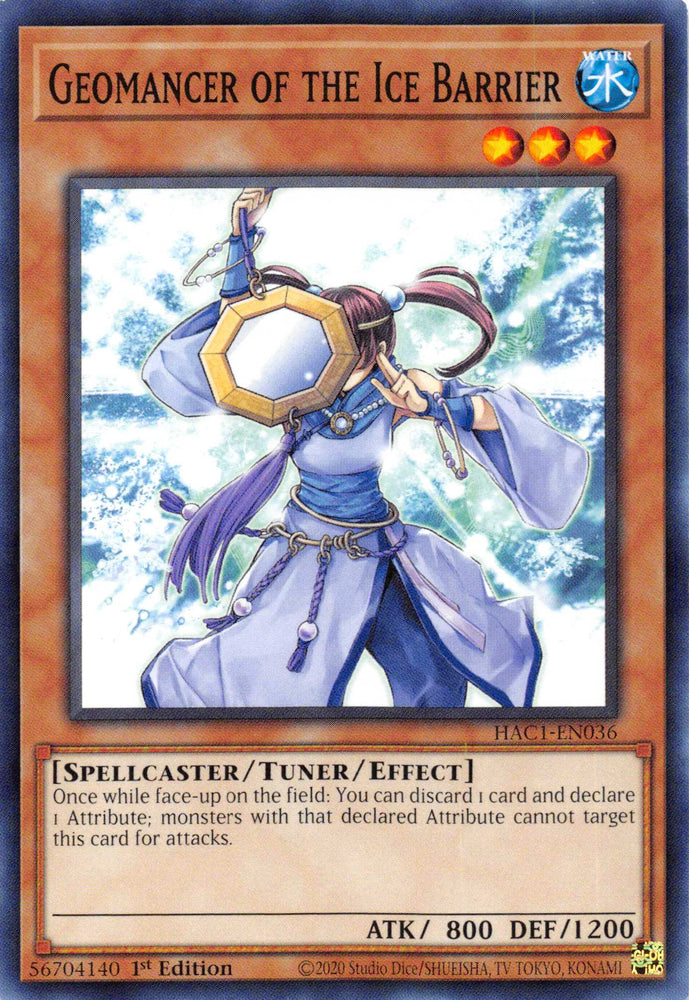 Geomancer of the Ice Barrier (Duel Terminal) [HAC1-EN036] Parallel Rare - PokeCharles PokeStore