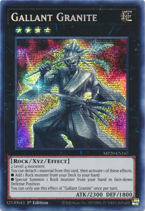 Gallant Granite [MP20-EN167] Prismatic Secret Rare - PokeCharles PokeStore