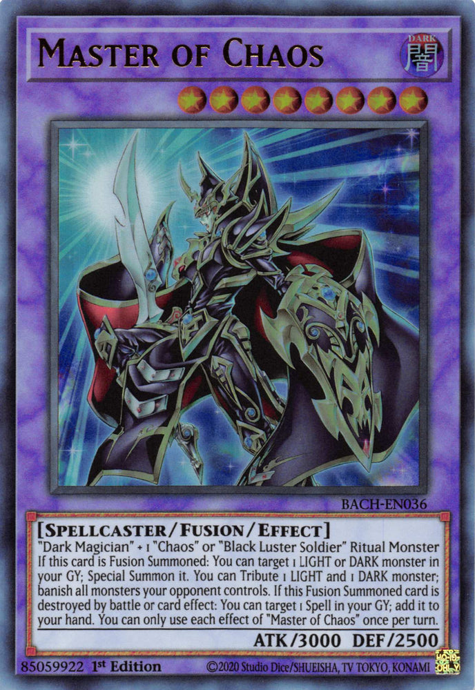 Master of Chaos [BACH-EN036] Ultra Rare - PokeCharles PokeStore