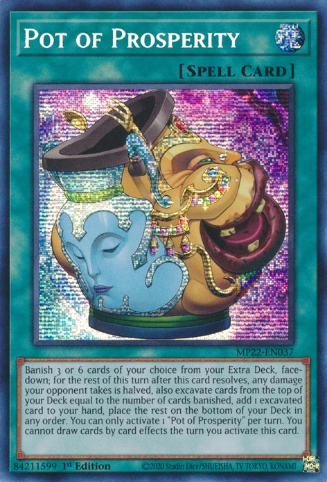 Pot of Prosperity [MP22-EN037] Prismatic Secret Rare - PokeCharles PokeStore