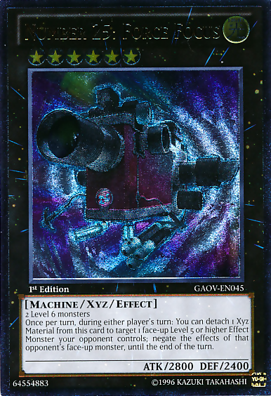 Number 25: Force Focus [GAOV-EN045] Ultimate Rare - PokeCharles PokeStore