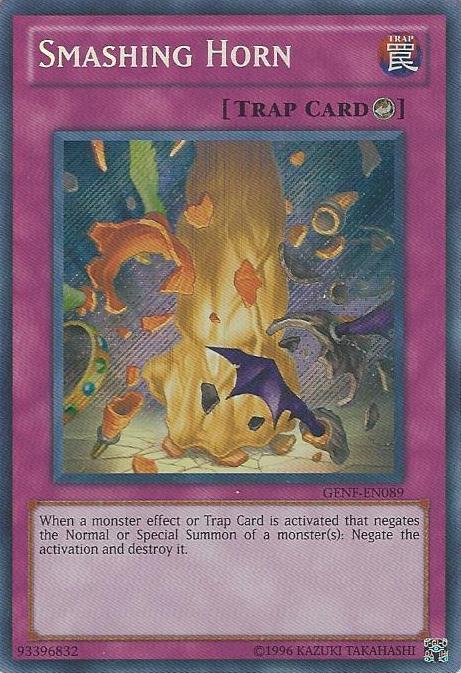 Smashing Horn [GENF-EN089] Secret Rare - PokeCharles PokeStore