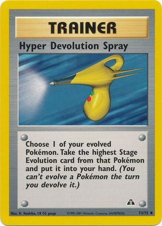 Hyper Devolution Spray (73/75) [Neo Discovery Unlimited] - PokeCharles PokeStore