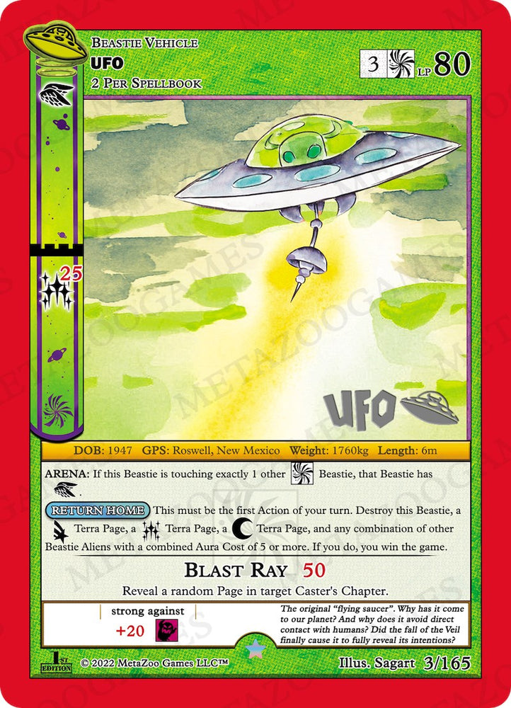 UFO [Cryptid Nation: UFO First Edition Spoiler Pack]