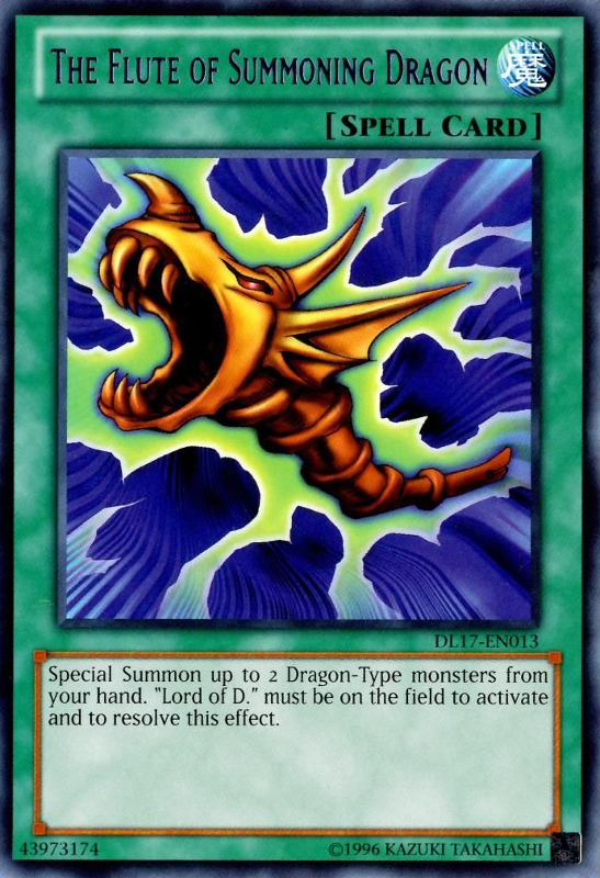 The Flute of Summoning Dragon (Purple) [DL17-EN013] Rare - PokeCharles PokeStore