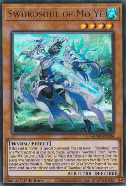 Swordsoul of Mo Ye [MAMA-EN034] Ultra Rare - PokeCharles PokeStore