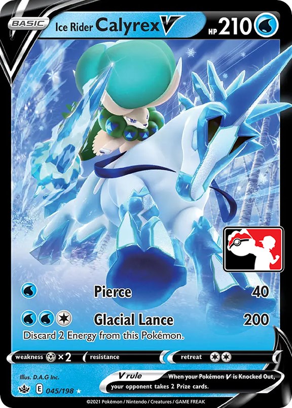 Ice Rider Calyrex V (045/198) [Prize Pack Series One] - PokeCharles PokeStore