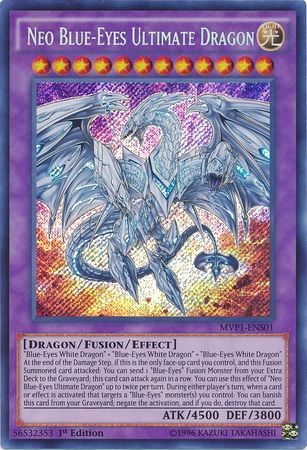 Neo Blue-Eyes Ultimate Dragon [MVP1-ENS01] Secret Rare - PokeCharles PokeStore