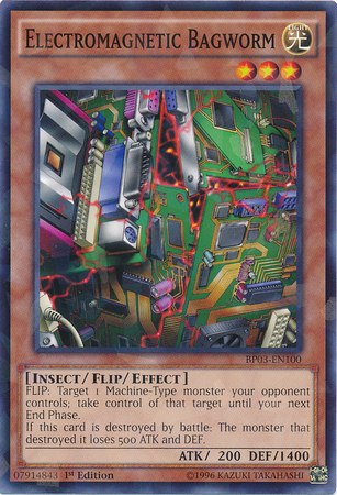 Electromagnetic Bagworm [BP03-EN100] Shatterfoil Rare - PokeCharles PokeStore