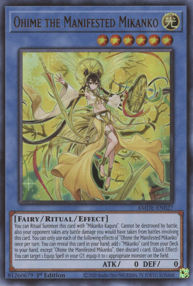 Ohime the Manifested Mikanko [AMDE-EN027] Ultra Rare - PokeCharles PokeStore