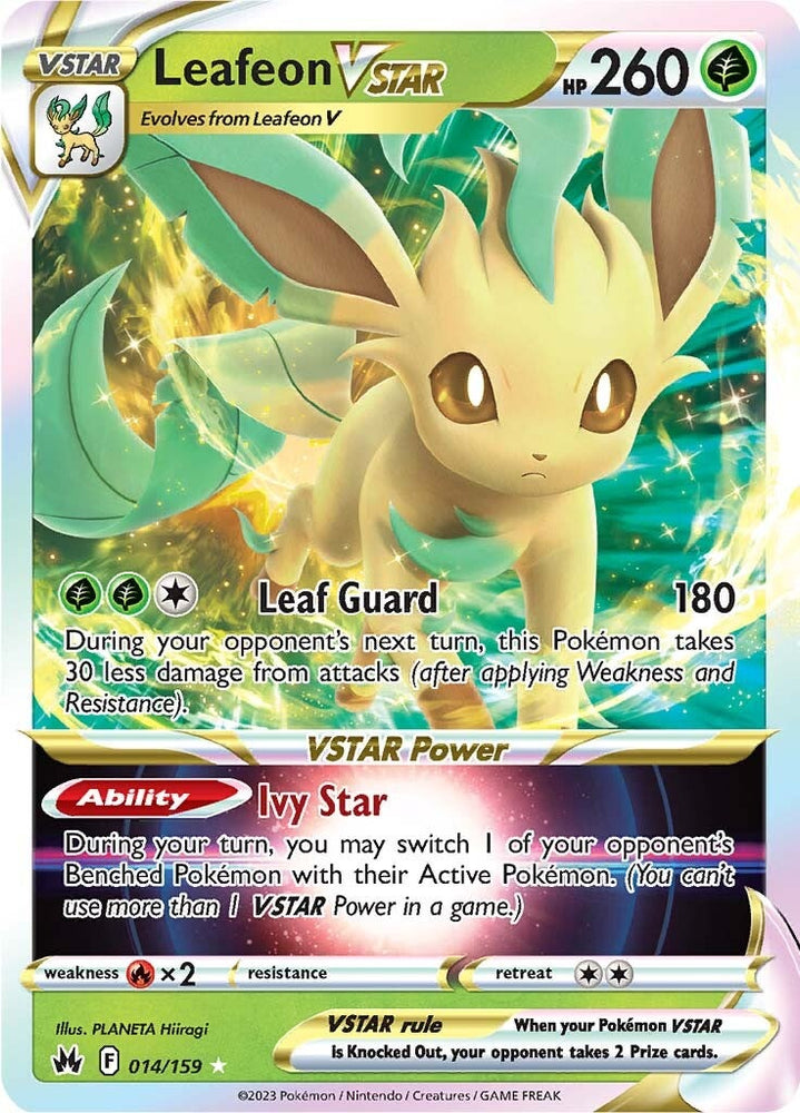 Leafeon VSTAR (014/159) [Sword & Shield: Crown Zenith] - PokeCharles PokeStore