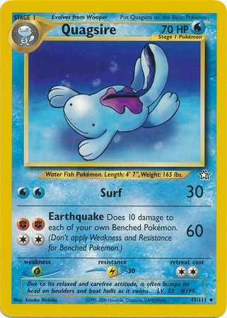 Quagsire (45/111) [Neo Genesis Unlimited] - PokeCharles PokeStore