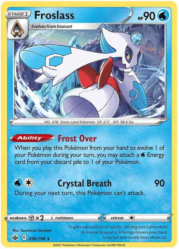 Froslass (036/198) [Sword & Shield: Chilling Reign] - PokeCharles PokeStore