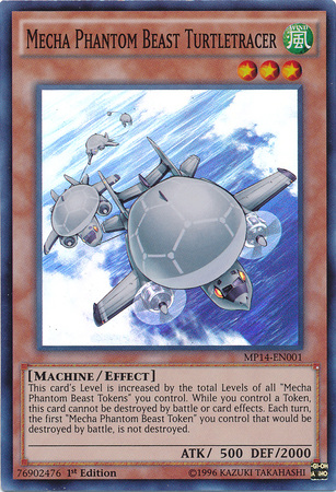 Mecha Phantom Beast Turtletracer [MP14-EN001] Super Rare - PokeCharles PokeStore