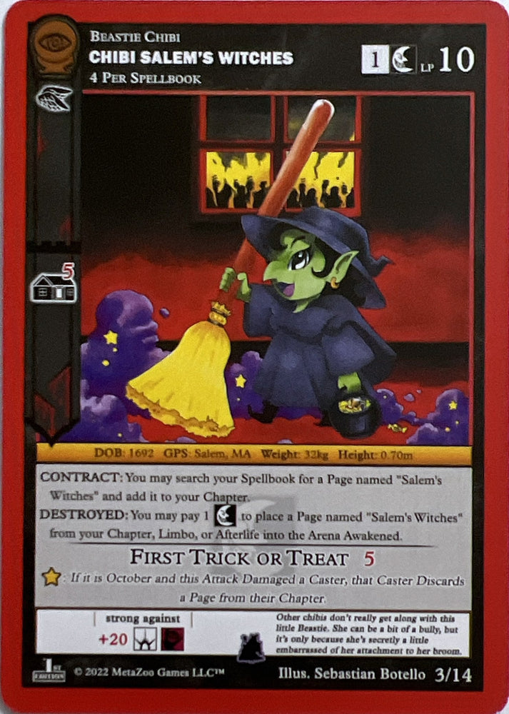 Chibi Salem's Witches [Seance: First Edition Release Event Deck]
