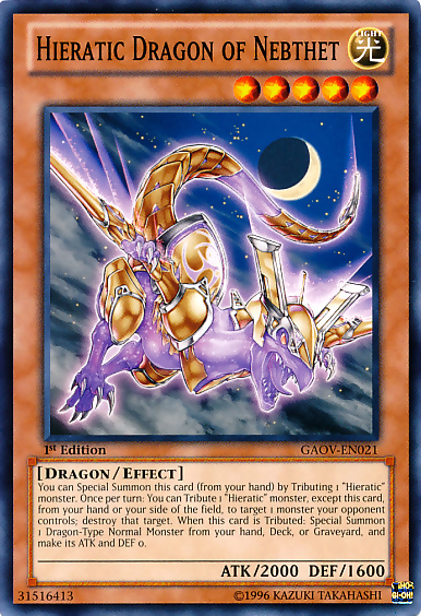 Hieratic Dragon of Nebthet [GAOV-EN021] Common - PokeCharles PokeStore