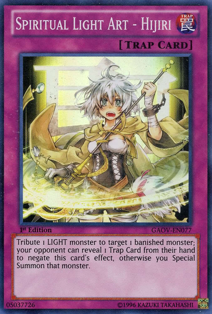 Spiritual Light Art - Hijiri [GAOV-EN077] Super Rare - PokeCharles PokeStore
