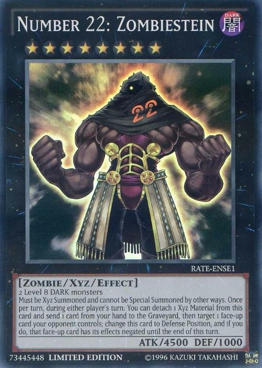 Number 22: Zombiestein [RATE-ENSE1] Super Rare - PokeCharles PokeStore