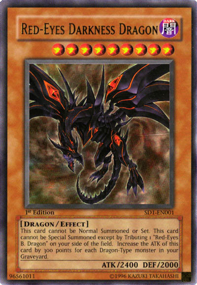 Red-Eyes Darkness Dragon [SD1-EN001] Ultra Rare - PokeCharles PokeStore