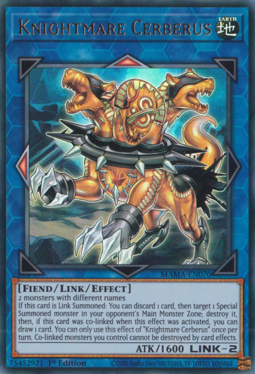 Knightmare Cerberus [MAMA-EN070] Ultra Rare - PokeCharles PokeStore