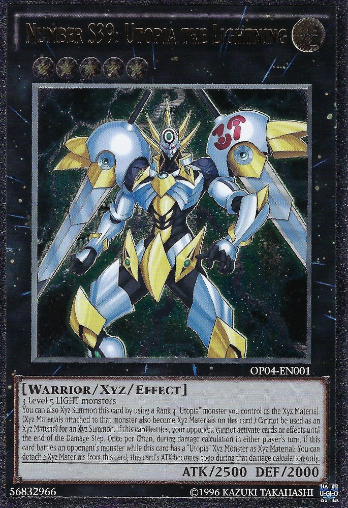 Number S39: Utopia the Lightning [OP04-EN001] Ultimate Rare - PokeCharles PokeStore