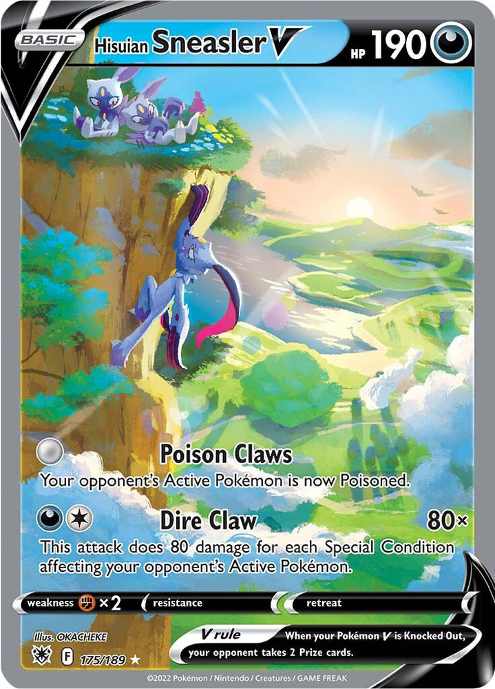 Hisuian Sneasler V (175/189) [Sword & Shield: Astral Radiance] - PokeCharles PokeStore