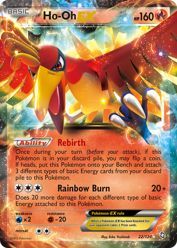 Ho-Oh EX (22/124) [Black & White: Dragons Exalted] - PokeCharles PokeStore
