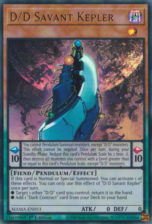 D/D Savant Kepler [MAMA-EN053] Ultra Rare - PokeCharles PokeStore