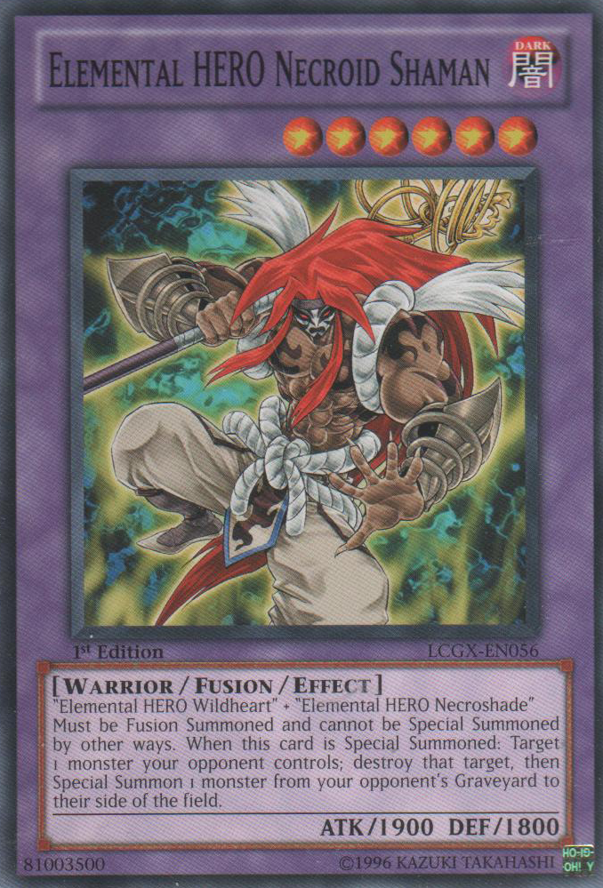 Elemental HERO Necroid Shaman [LCGX-EN056] Common - PokeCharles PokeStore