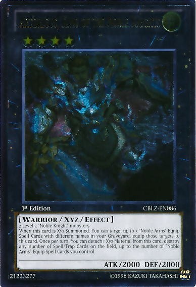 Artorigus, King of the Noble Knights [CBLZ-EN086] Ultimate Rare - PokeCharles PokeStore