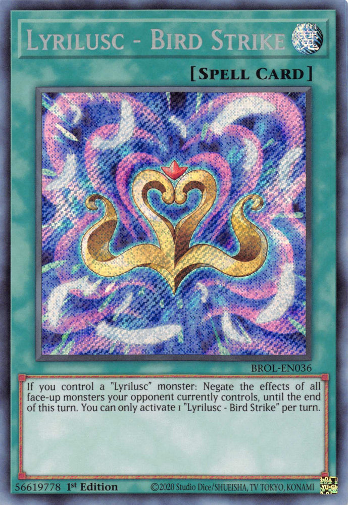 Lyrilusc - Bird Strike [BROL-EN036] Secret Rare - PokeCharles PokeStore