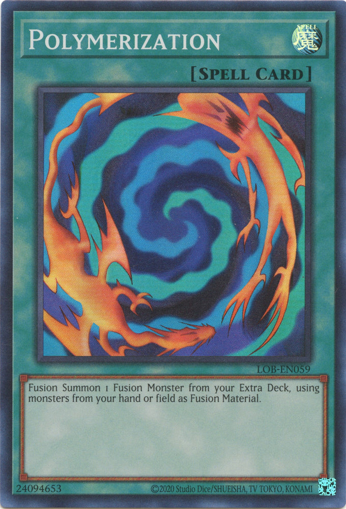 Polymerization (25th Anniversary) [LOB-EN059] Super Rare - PokeCharles PokeStore