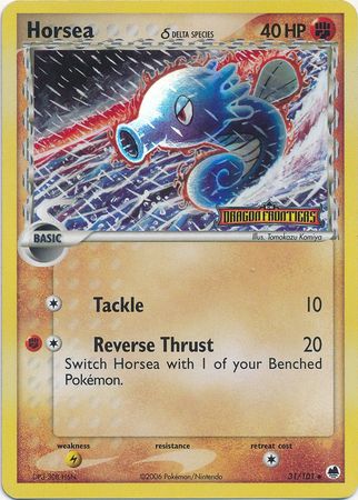 Horsea (31/101) (Delta Species) (Stamped) [EX: Dragon Frontiers] - PokeCharles PokeStore