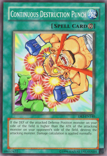 Continuous Destruction Punch [DR1-EN140] Common - PokeCharles PokeStore