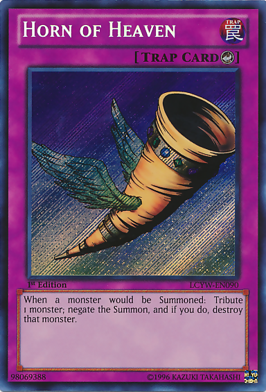 Horn of Heaven [LCYW-EN090] Secret Rare - PokeCharles PokeStore