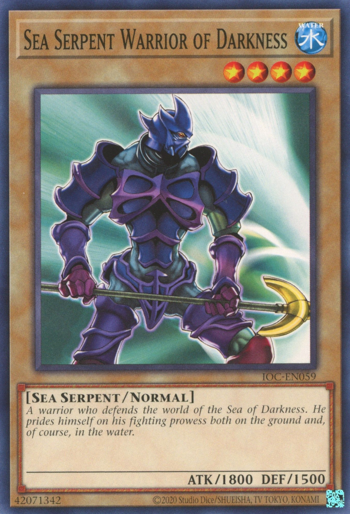 Sea Serpent Warrior of Darkness (25th Anniversary) [IOC-EN059] Common - PokeCharles PokeStore