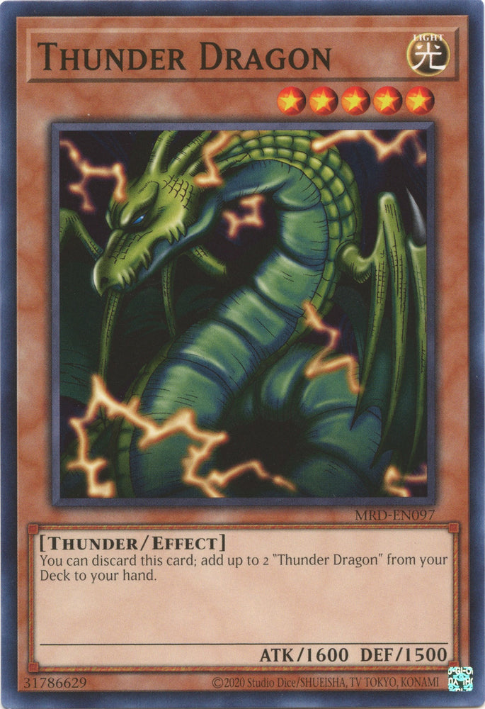 Thunder Dragon (25th Anniversary) [MRD-EN097] Common - PokeCharles PokeStore