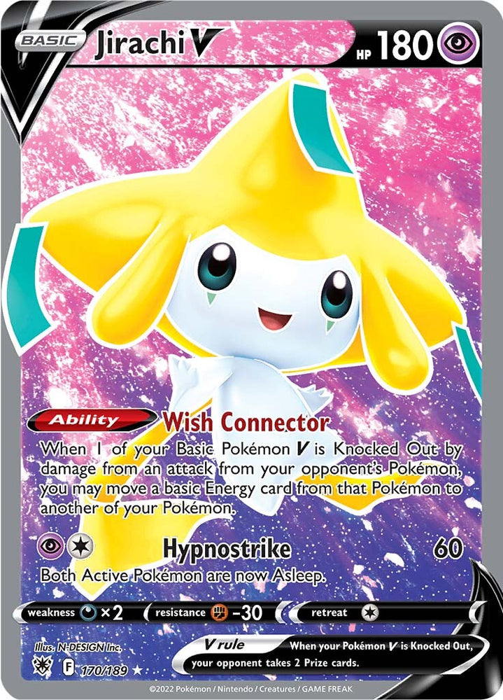 Jirachi V (170/189) [Sword & Shield: Astral Radiance] - PokeCharles PokeStore