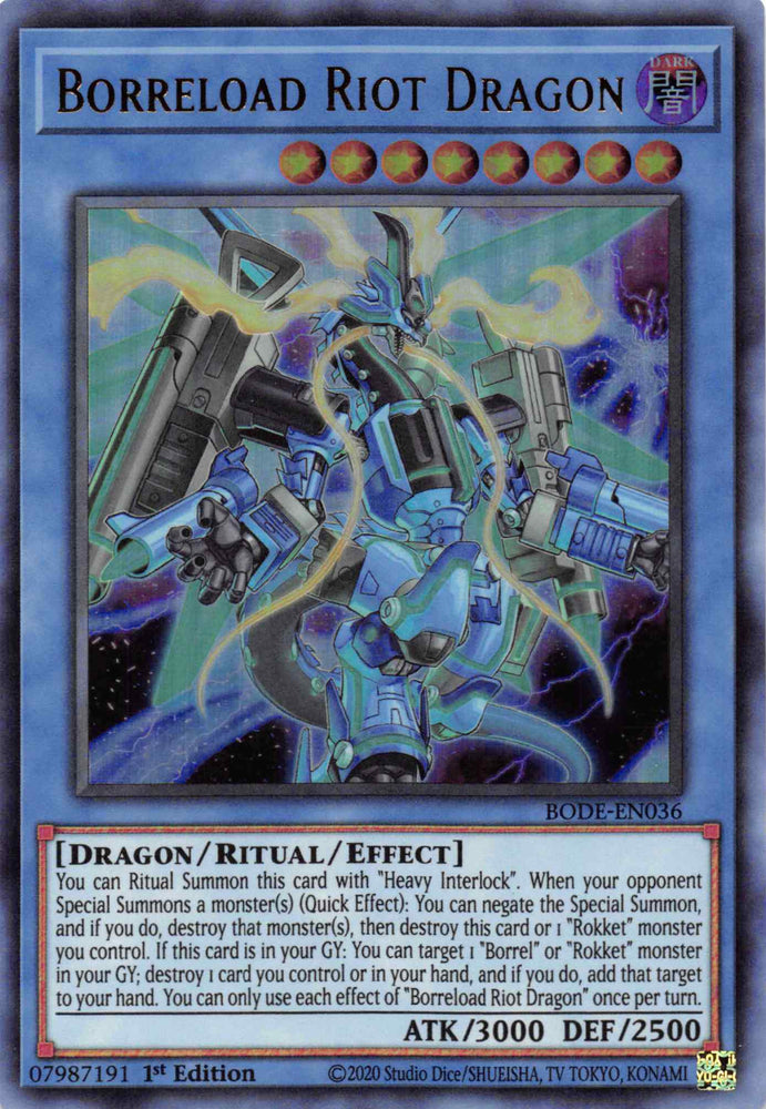 Borreload Riot Dragon [BODE-EN036] Ultra Rare - PokeCharles PokeStore