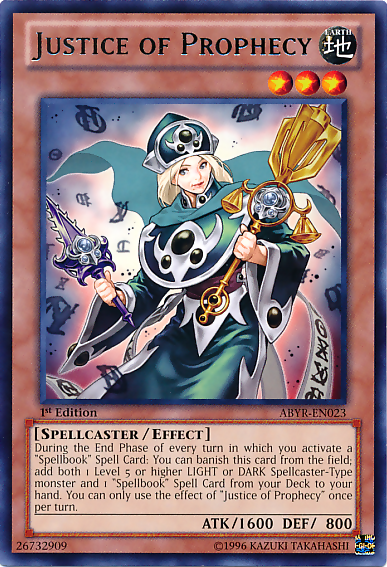 Justice of Prophecy [ABYR-EN023] Rare - PokeCharles PokeStore