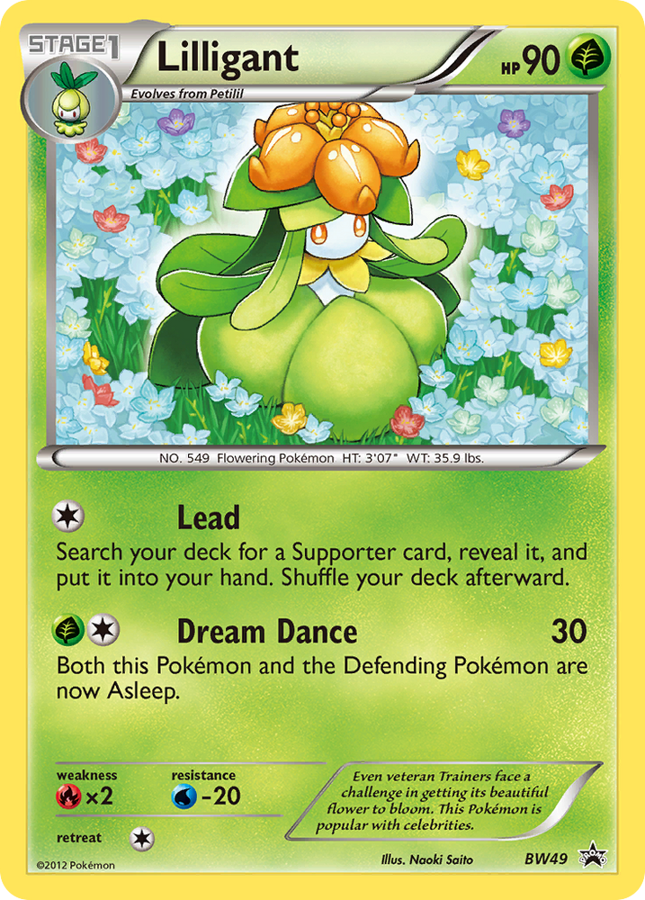 Lilligant (BW49) [Black & White: Black Star Promos] - PokeCharles PokeStore