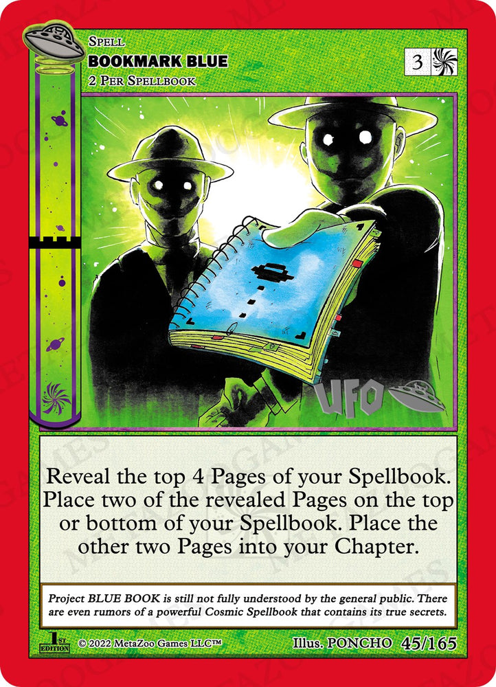 Bookmark Blue [Cryptid Nation: UFO First Edition Spoiler Pack]