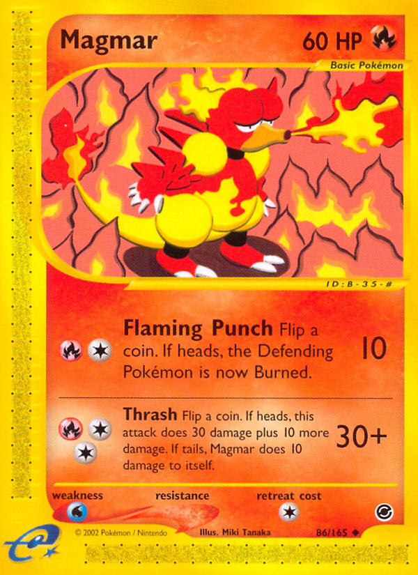 Magmar (86/165) [Expedition: Base Set] - PokeCharles PokeStore