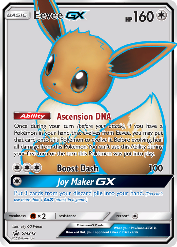 Eevee GX (SM242) [Sun & Moon: Black Star Promos] - PokeCharles PokeStore