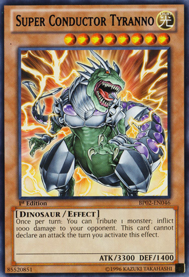 Super Conductor Tyranno [BP02-EN046] Mosaic Rare - PokeCharles PokeStore