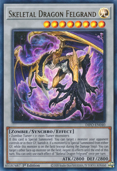Skeletal Dragon Felgrand [DIFO-EN040] Ultra Rare - PokeCharles PokeStore